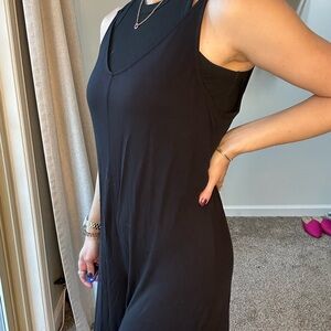 Black Sleeveless Jumpsuit